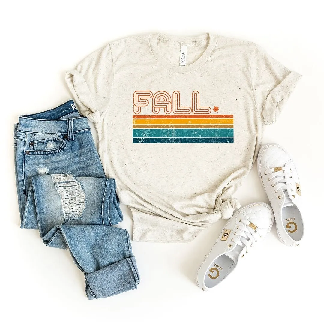 Retro Fall Sripes Short Sleeve Tee sold by Zulily