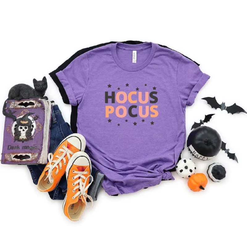 Hocus Pocus Colorful Stars Short Sleeve Tee sold by Zulily