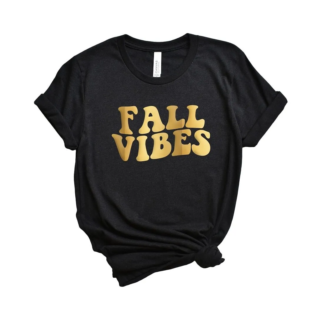 Fall Vibes Retro Puff Print Short Sleeve Tee sold by Zulily product image thumbnail 2