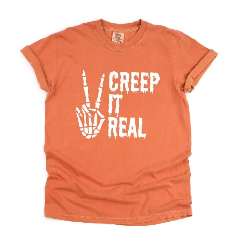 Creep It Real Peace Garment Dyed Tee made by Zulily