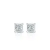 Auriya 18-karat Gold Lab Grown 8.00 carat TDW Princess Diamond Stud Earrings 4-Prong Martini Push-back sold by Zulily