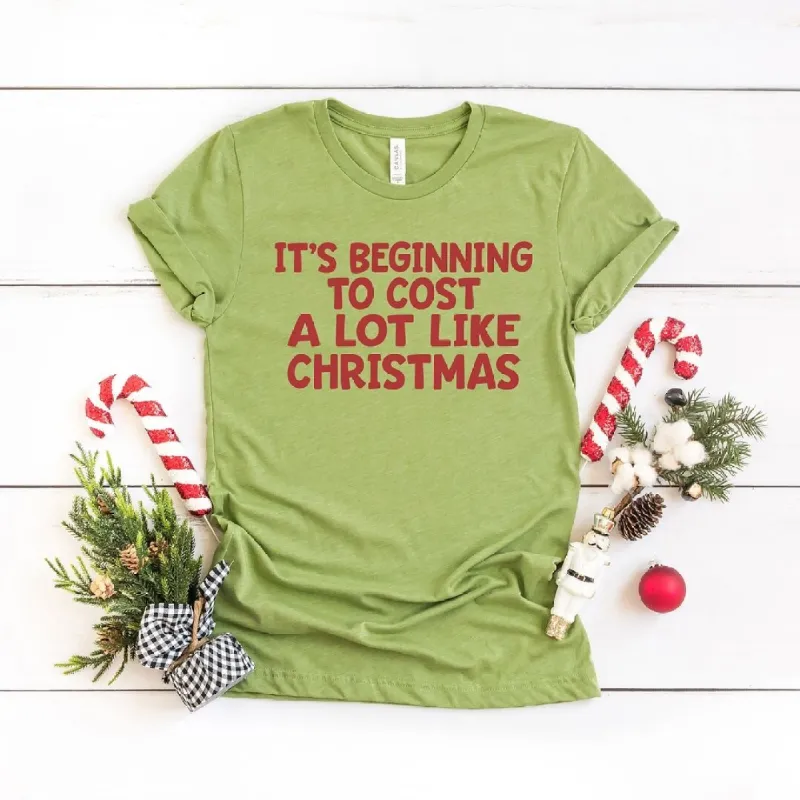 Cost Like Christmas Short Sleeve Tee sold by Zulily