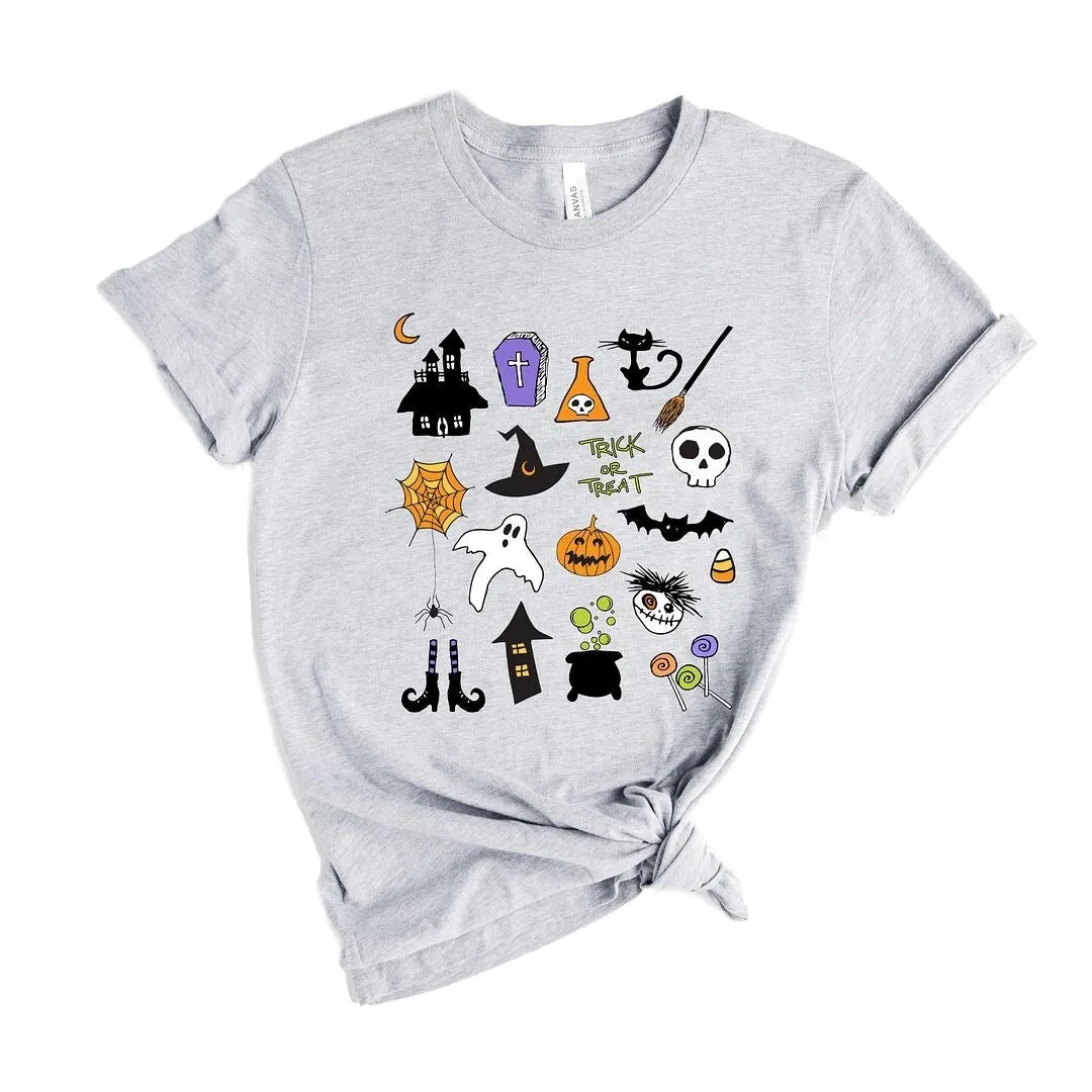 Halloween Collage Short Sleeve Tee sold by Zulily product image thumbnail 2