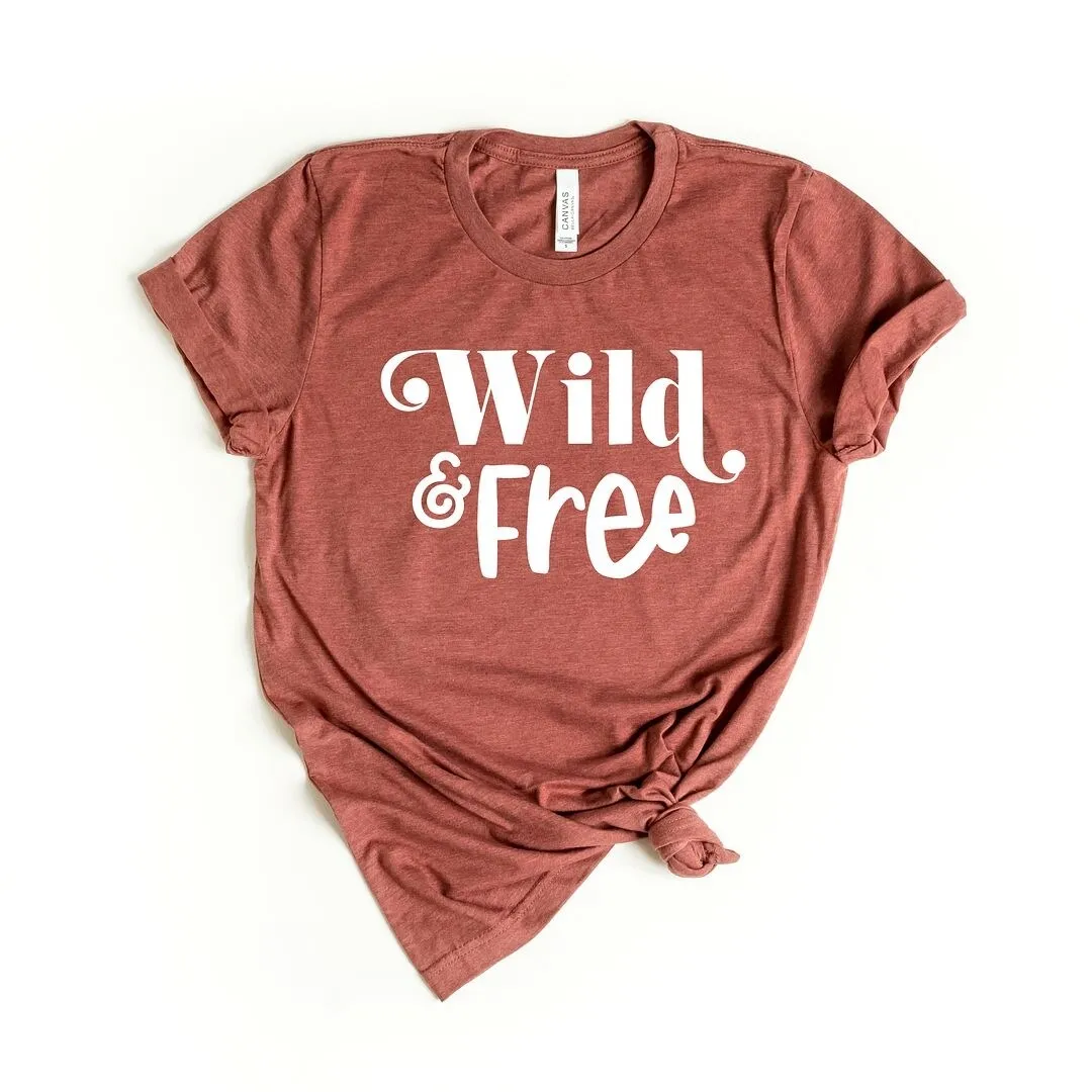 Wild and Free Words Short Sleeve Tee sold by Zulily product image thumbnail 2