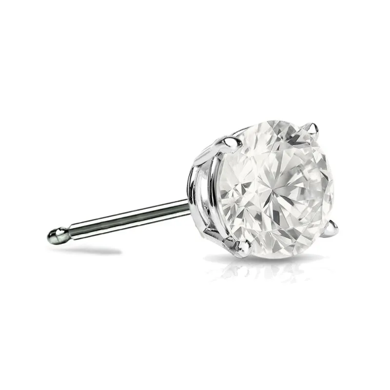 Auriya 14k Gold 1/2ct TDW Round SINGLE STUD (1) Diamond Earring sold by Zulily