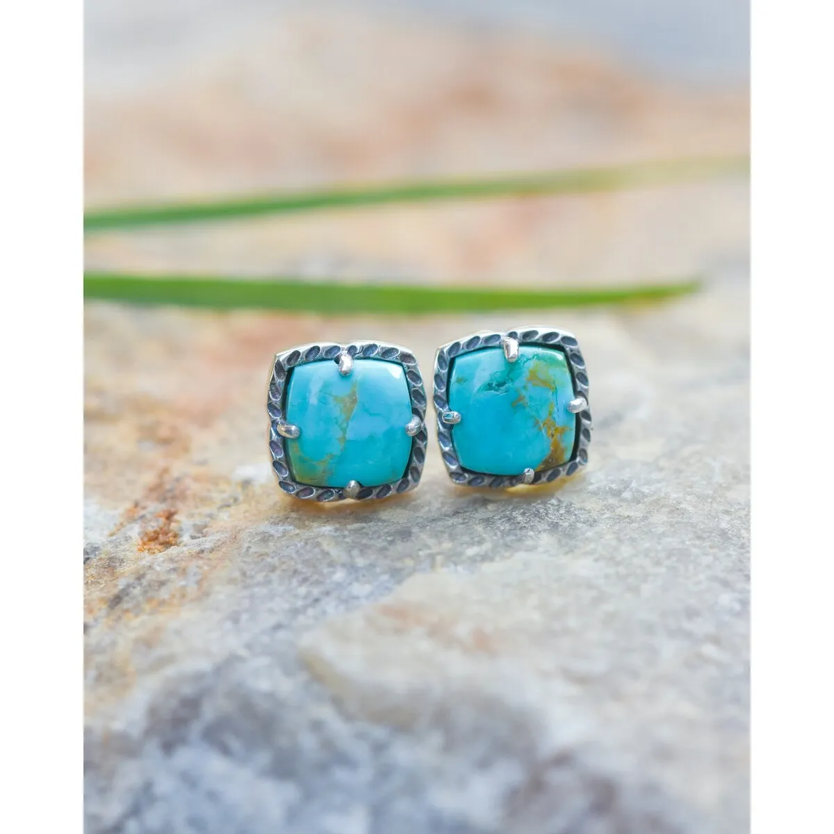 Sterling Silver Turquoise Stud Earring sold by Zulily