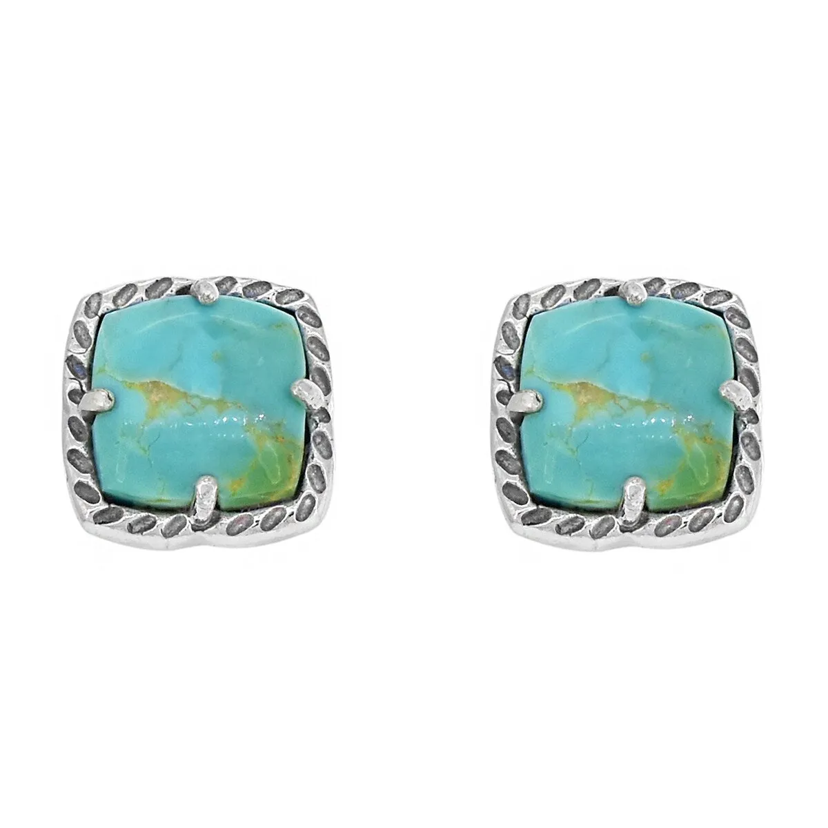 Sterling Silver Turquoise Stud Earring sold by Zulily product image thumbnail 2