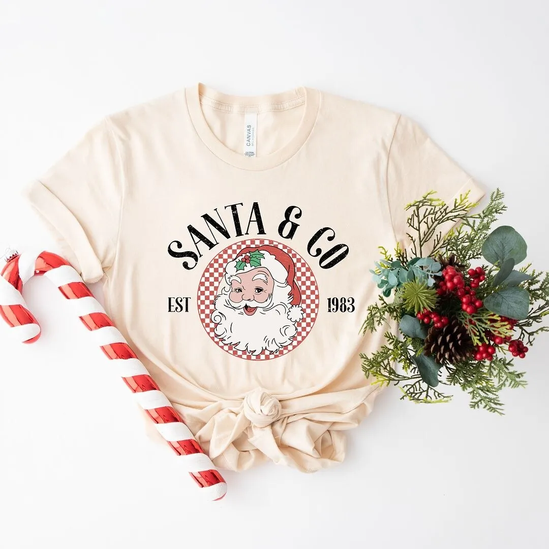 Santa and Co Short Sleeve Tee sold by Zulily