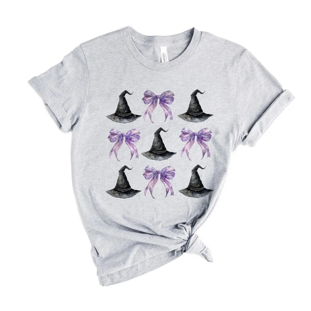 Coquette Purple Bow Witch Hat Short Sleeve Tee sold by Zulily product image thumbnail 2