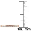 Miadora 10k Yellow or Rose Gold 1/8ct TDW Diamond Wedding Band sold by Zulily