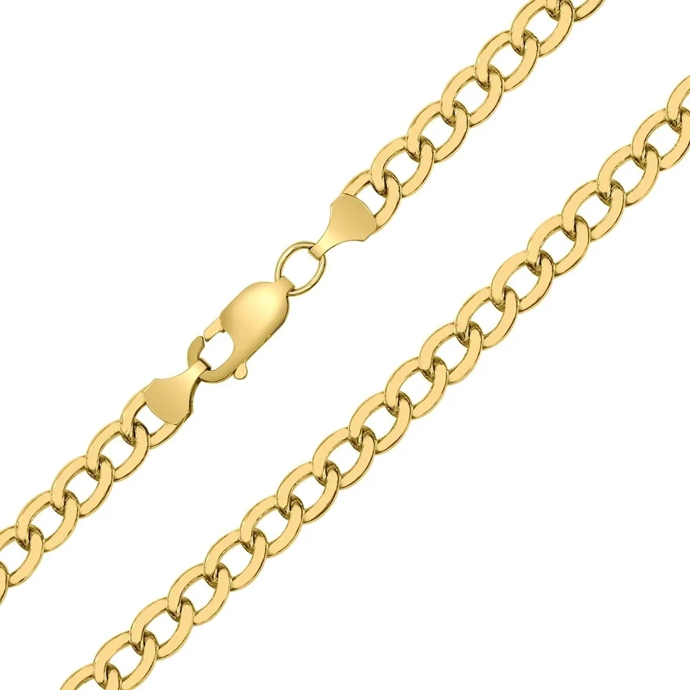 14K Yellow Gold Filled 5.8MM Curb Link Chain with Lobster Clasp - 30 Inch sold by Zulily product image thumbnail 3