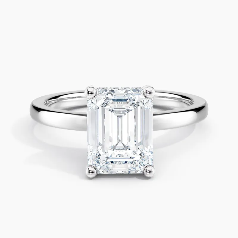 Auriya 14k Gold 0.90ctw Emerald Hidden-Halo Lab Grown Diamond Engagement Ring sold by Zulily