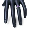 6MM Amethyst and Diamond Cynthia Ring in 10K White Gold sold by Zulily