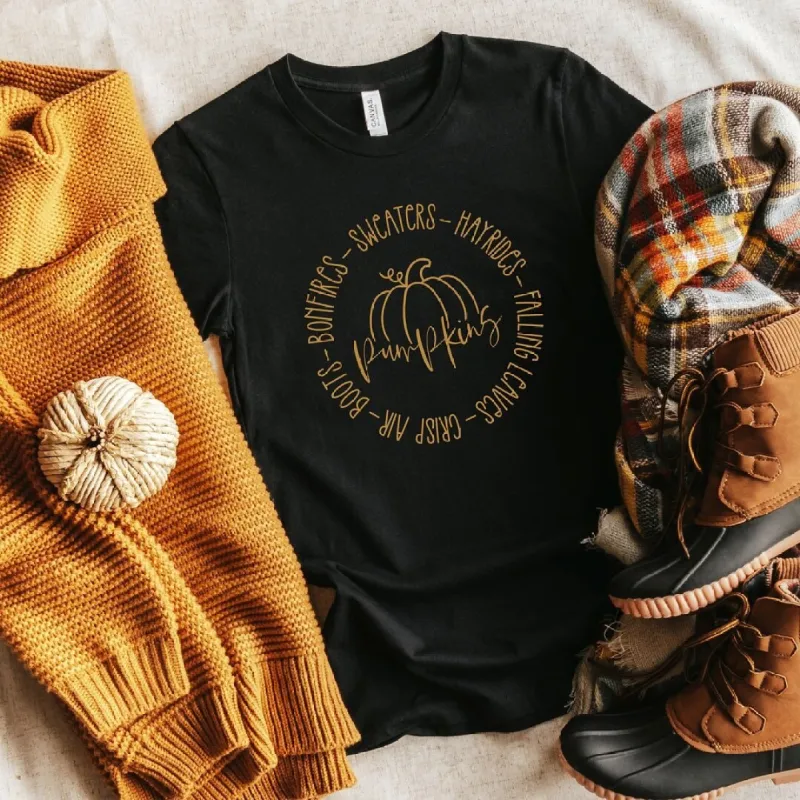 Fall Bucket List Short Sleeve Tee sold by Zulily