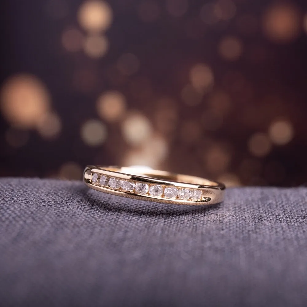 14k Yellow Gold 3/4ct TDW Diamond Anniversary Band by The Miadora Signature Collection sold by Zulily