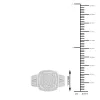 De Couer 10k Gold 1ct TDW Diamond Cocktail Cluster Ring sold by Zulily