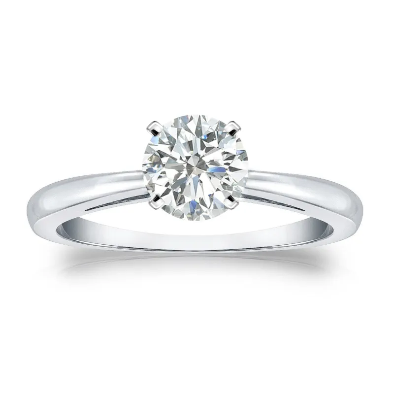 Auriya 14k Gold 3/4ctw Round Solitaire Diamond Engagement Ring sold by Zulily