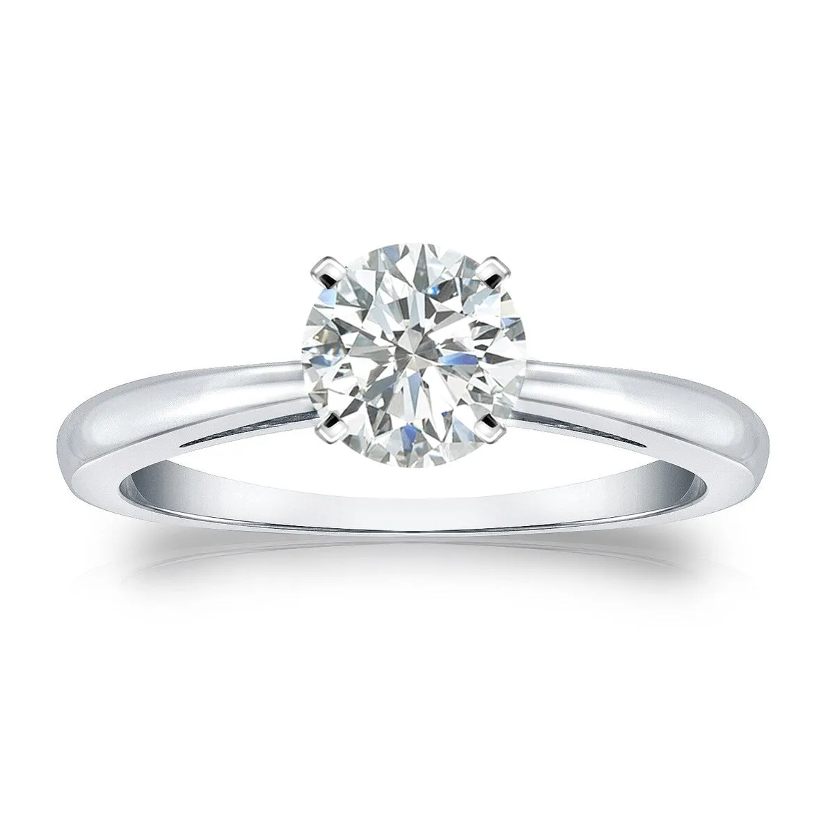 Auriya 14k Gold 3/4ctw Round Solitaire Diamond Engagement Ring sold by Zulily