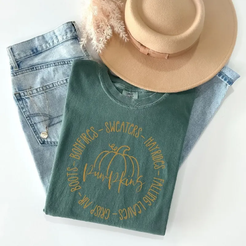 Fall Bucket List Garment Dyed Tee sold by Zulily