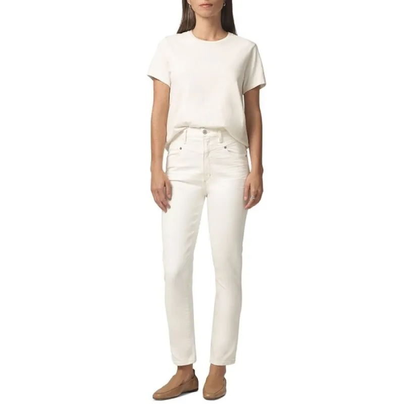 Citizens Of Humanity Women's Mia Front Yoke Slim Jeans White Size 25 sold by Zulily