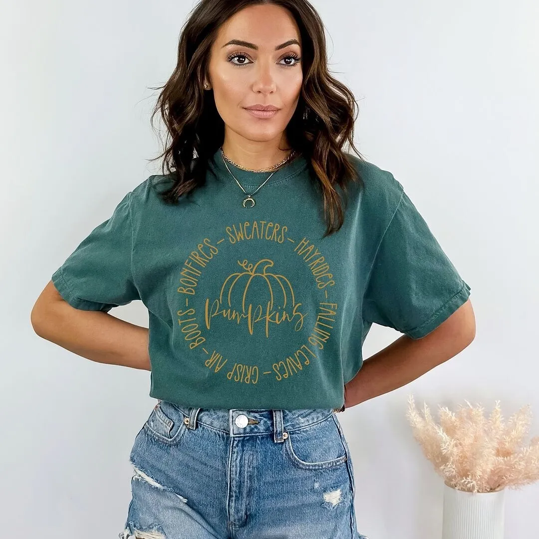 Fall Bucket List Garment Dyed Tee sold by Zulily product image thumbnail 3