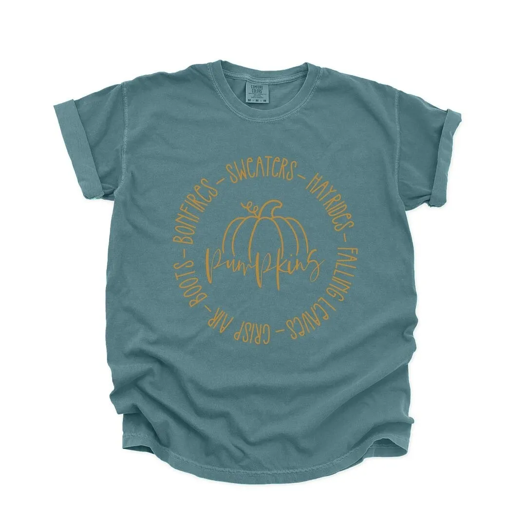 Fall Bucket List Garment Dyed Tee sold by Zulily product image thumbnail 2