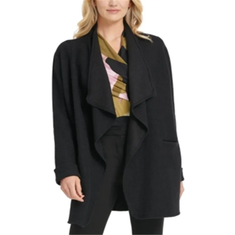 DKNY Women's Wrap Jacket Black Size X-Small sold by Zulily