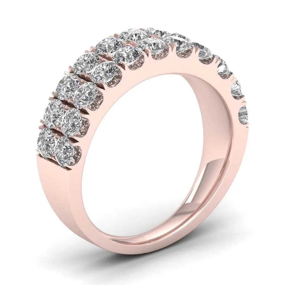 De Couer 1 1/2ct TDW Diamond Wedding Band sold by Zulily product image thumbnail 2