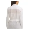 Calvin Klein Women's Belted Crochet Jacket White Size X-Small sold by Zulily