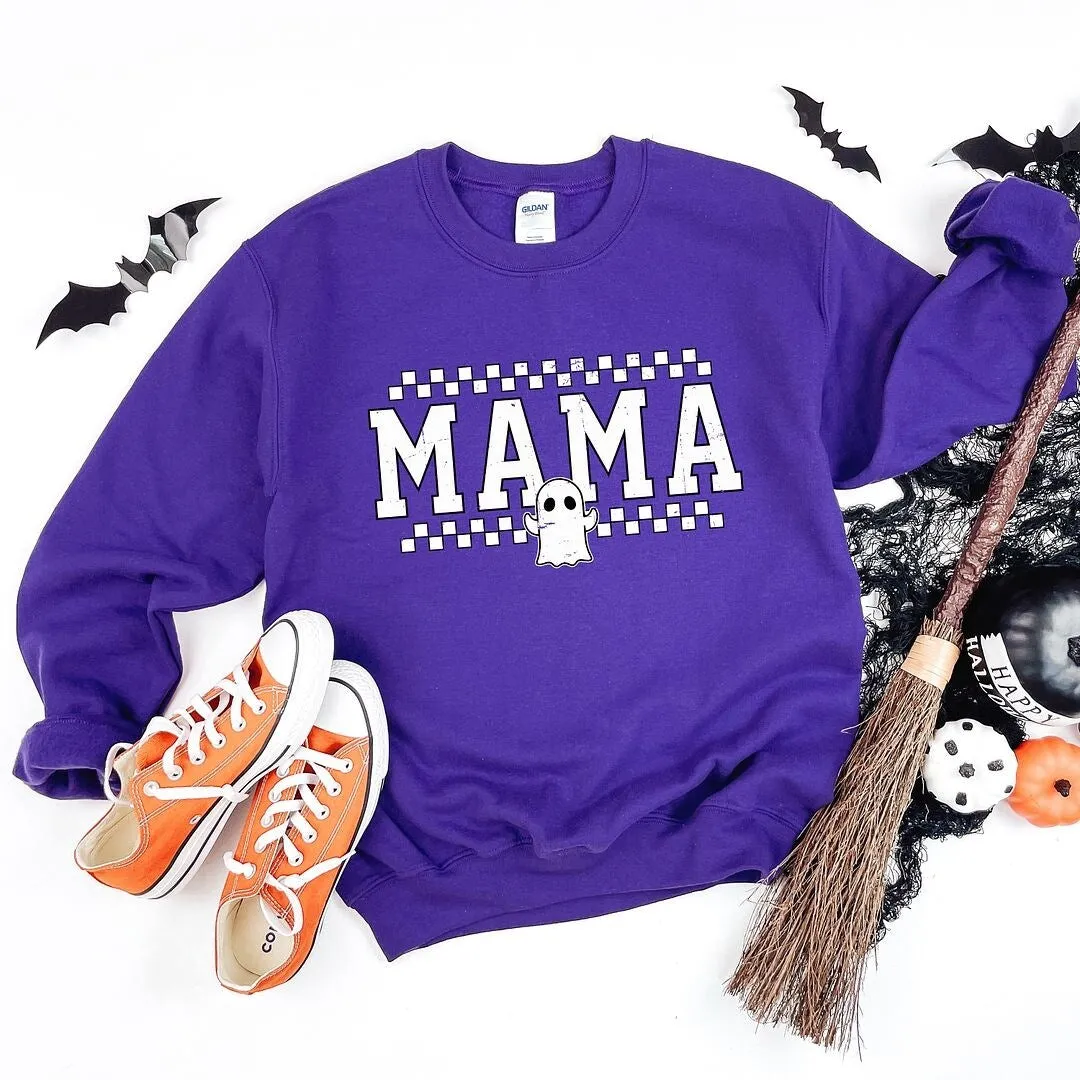 Mama Ghost Checkered Graphic Sweatshirt sold by Zulily