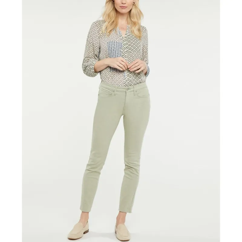 NYDJ Women's Straight Leg Ankle Jeans Green Size 10 sold by Zulily