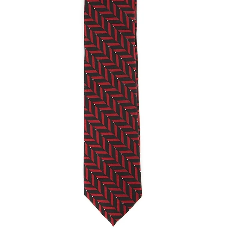 Alfani Men's Slim Geometric Tie Red Size Regular sold by Zulily product image thumbnail 3