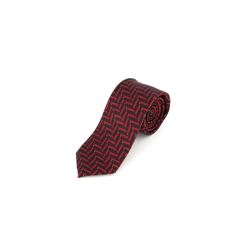 Alfani Men's Slim Geometric Tie Red Size Regular sold by Zulily product image thumbnail 2