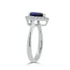 Auriya 18k Gold 1 1/3ct Pear-cut Sapphire Halo Diamond Ring 1/3ct TDW sold by Zulily