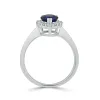 Auriya 18k Gold 1 1/3ct Pear-cut Sapphire Halo Diamond Ring 1/3ct TDW sold by Zulily