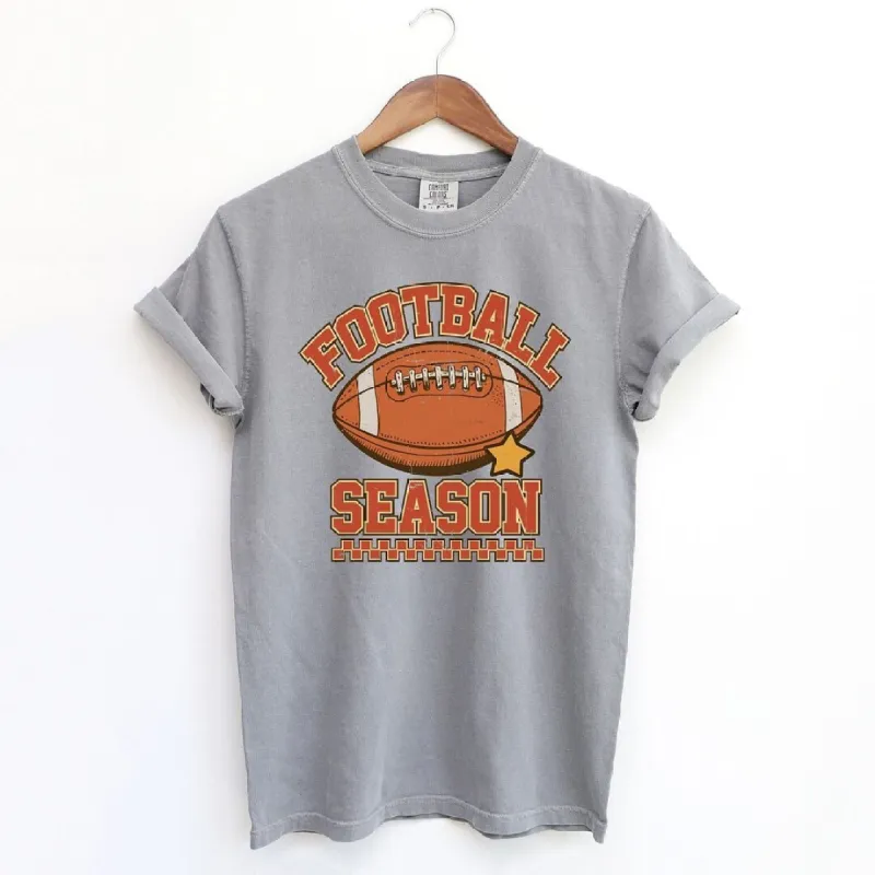 Football Season Star Garment Dyed Tee sold by Zulily