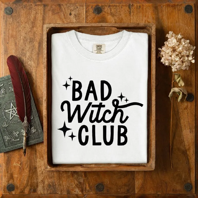 Bad Witch Club Garment Dyed Tee sold by Zulily