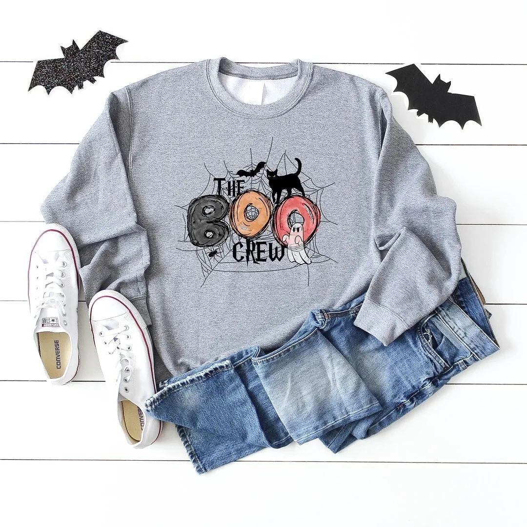 The Boo Crew Colorful Sweatshirt sold by Zulily