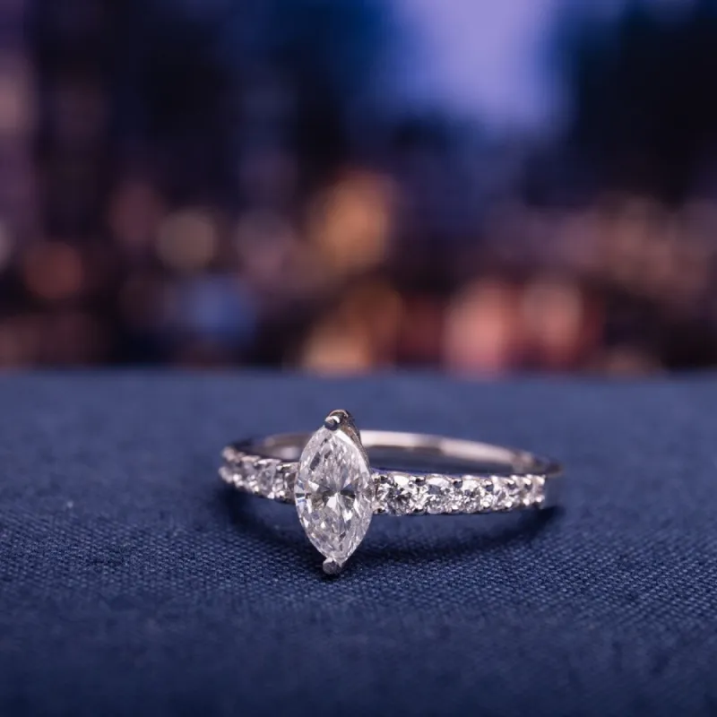 Miadora Signature Collection 14k White Gold 1ct TDW Diamond Engagement Ring sold by Zulily