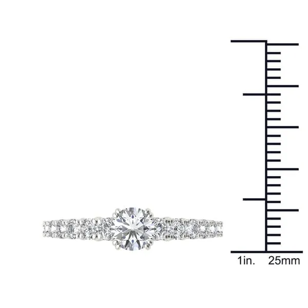 De Couer 14k Gold 1ct TDW Diamond Classic Engagement Ring sold by Zulily product image thumbnail 4
