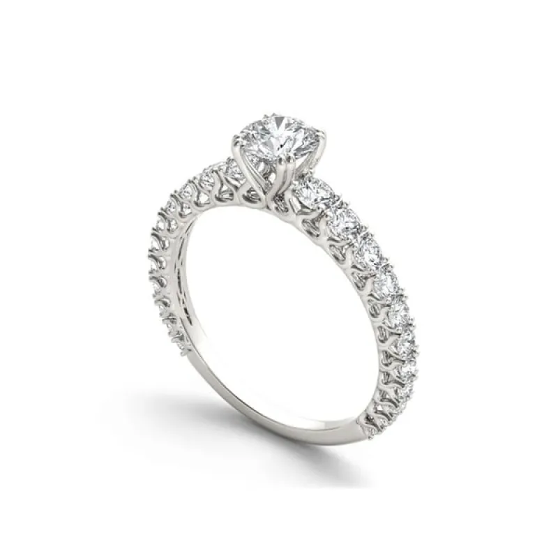 De Couer 14k Gold 1ct TDW Diamond Classic Engagement Ring sold by Zulily