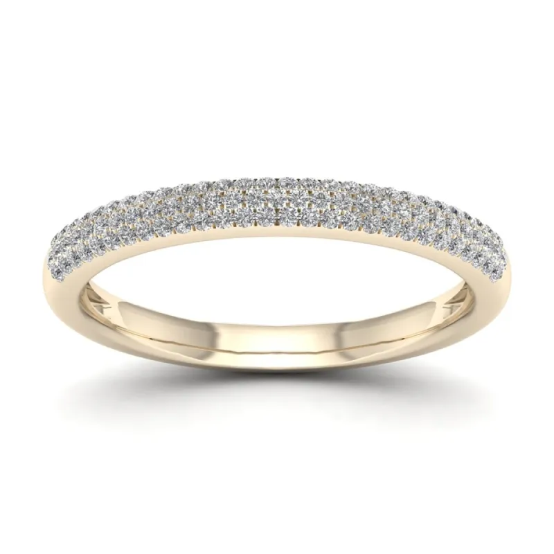 De Couer 1/4ct TDW Diamond Wedding Band sold by Zulily