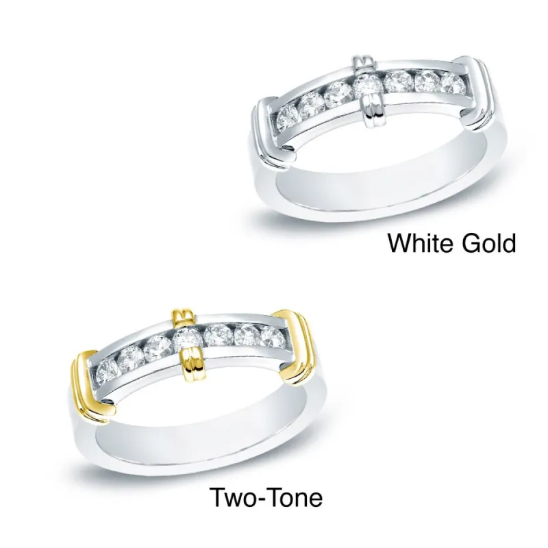Men's 14k Gold1/2ct TDW Diamond Wedding Band by Auriya sold by Zulily