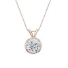 Auriya 14-karat Gold 2.00ctw Round Solitaire Lab Grown Diamond Necklace Bezel (F-G VS) - 2 sold by Zulily