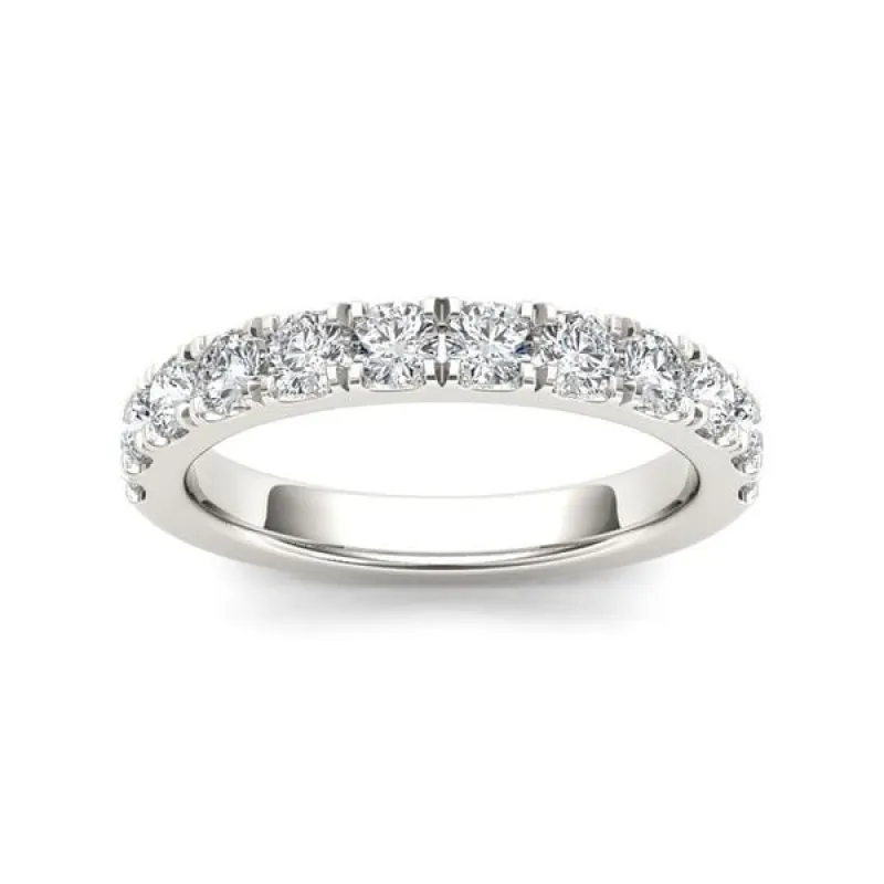 De Couer 14k White Gold 7/8ct TDW Diamond Women's Wedding Band - White H-I sold by Zulily