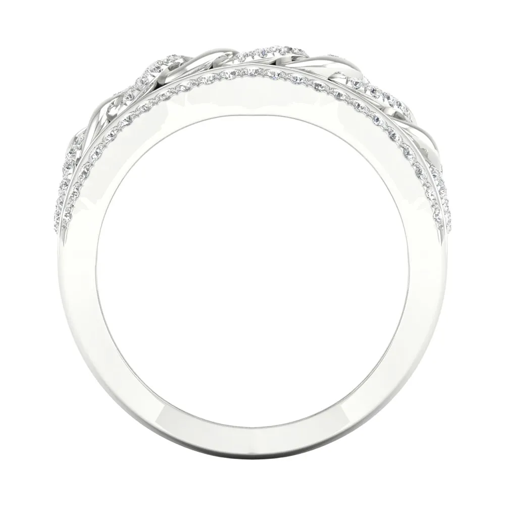 IGI Certified 3/8ct TDW Diamond Cuban Link Ring in 10k Gold sold by Zulily product image thumbnail 3