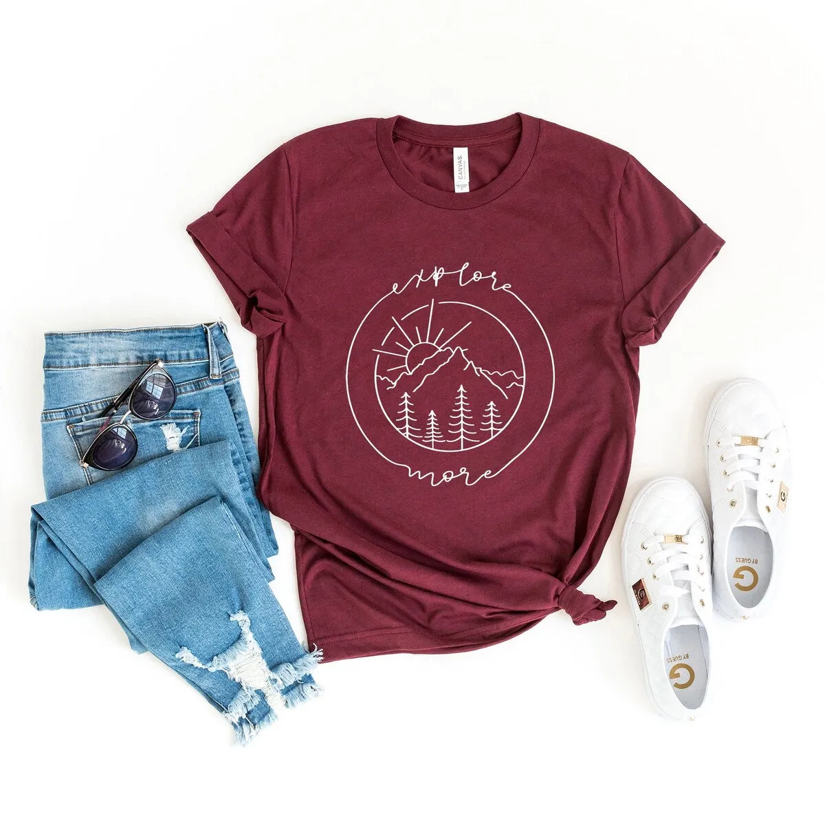 Explore More Circle Short Sleeve Tee sold by Zulily