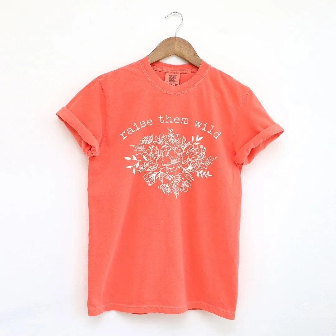 Raise Them Wild Garment Dyed Tee sold by Zulily product image thumbnail 2