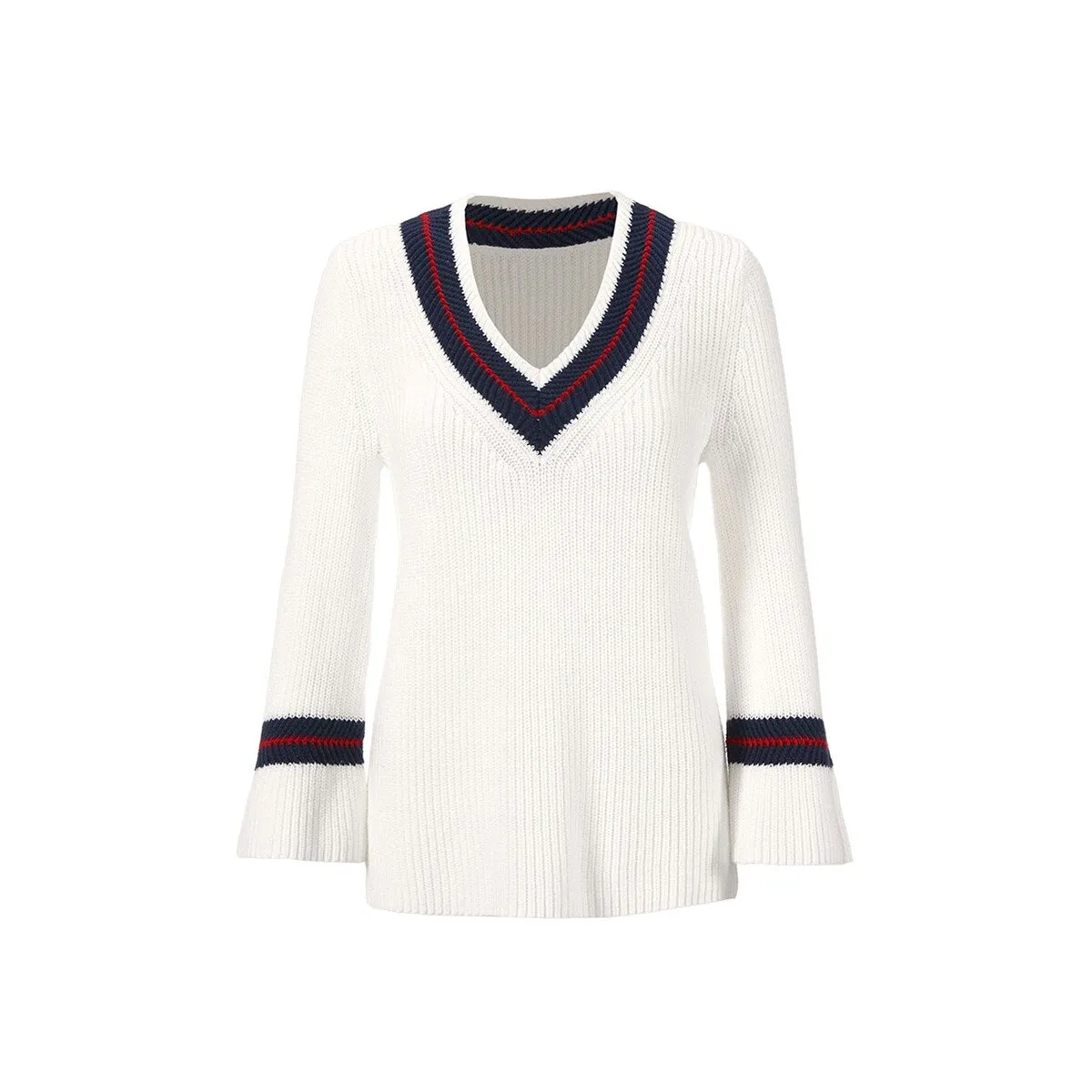 cabi Tennis White Ace Pullover Sweater sold by Zulily