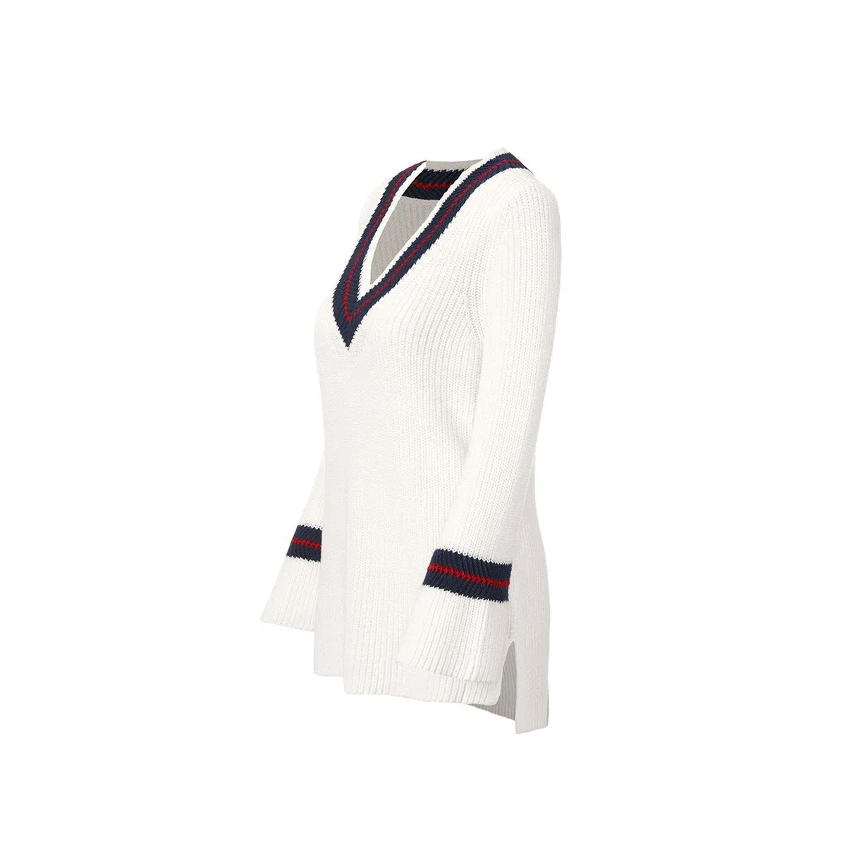 cabi Tennis White Ace Pullover Sweater sold by Zulily product image thumbnail 2